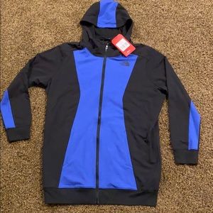 The North Face train n zip logo sweater